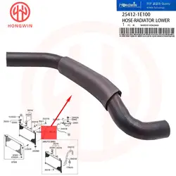 Manguera radiador para Hyundai Accent y Kia Rio
