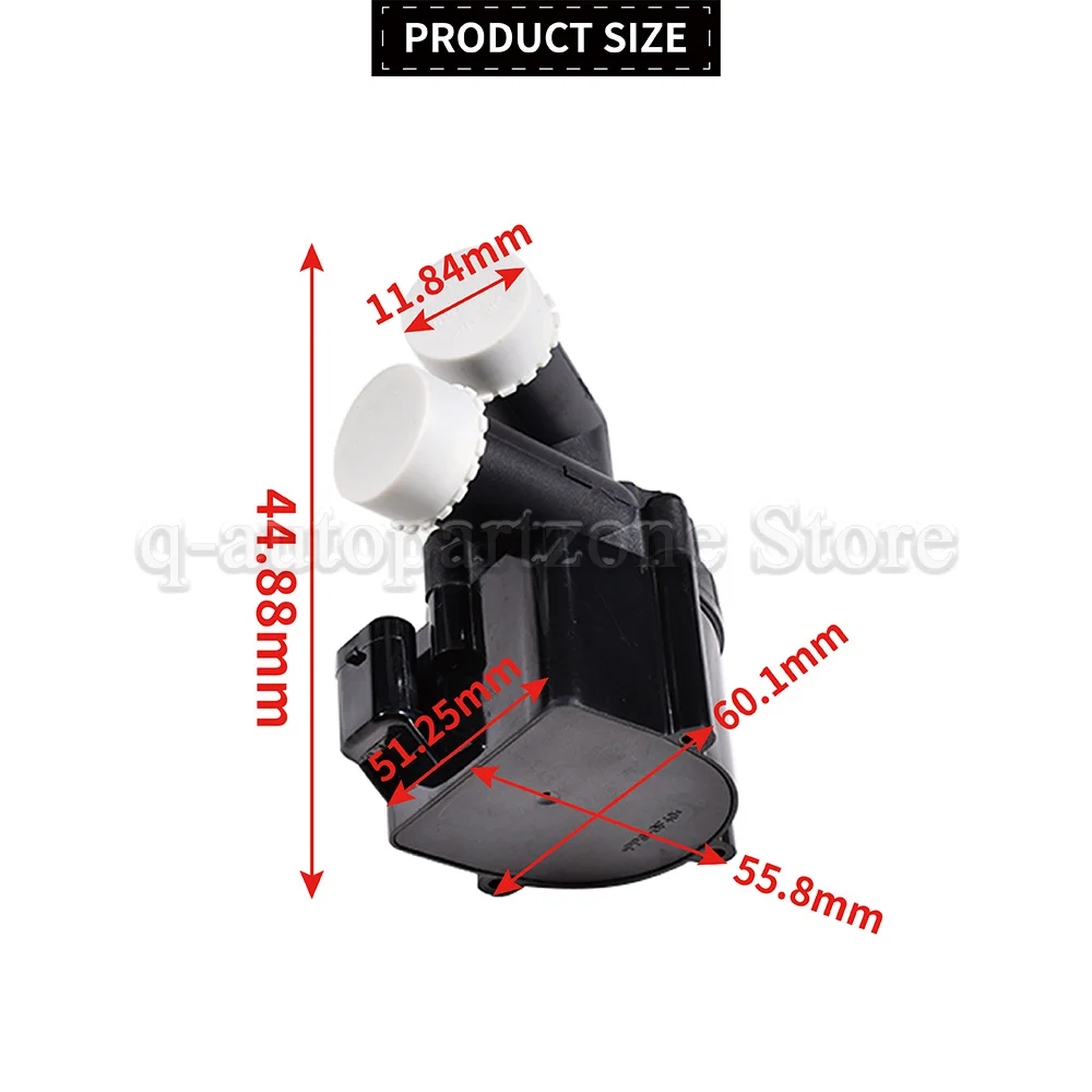 5N 0965561   Bomba de agua de refrigeración de motor de coche auxiliar para VW Golf Jetta Passat EOS Tiguan Touran - imagen 2