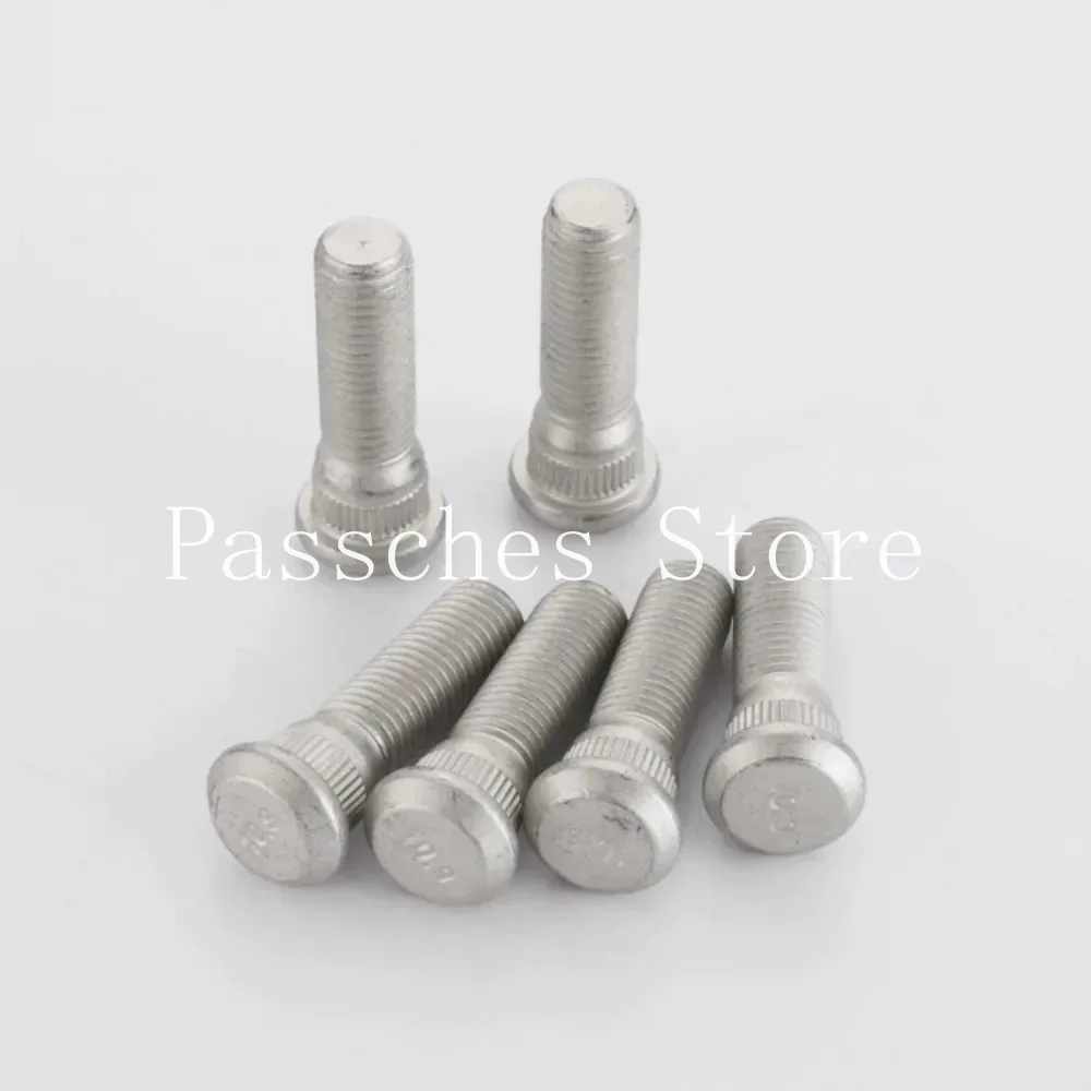 5 uds pernos estriados de pernos de rueda para BYD Chery M12x1 | Diámetro 14,3 mm | Longitud 48 mm | Grado 10,9 - imagen 3