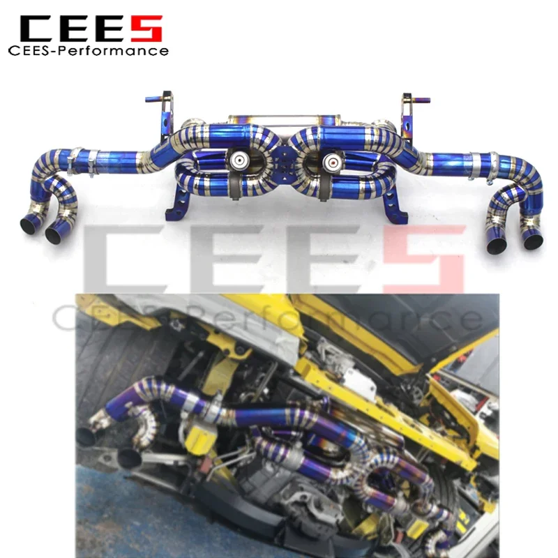 Escape cat-back Cees Performance SS304 para Lamborghini Huracán 5.2 - imagen 2