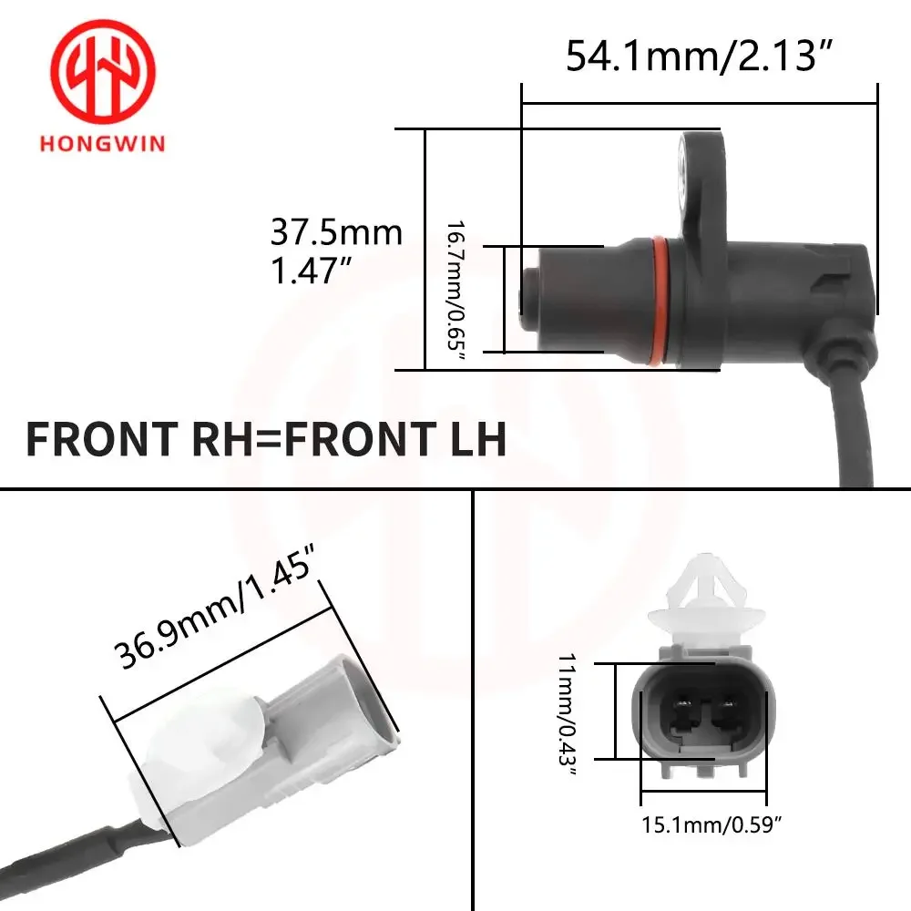 Sensor ABS Toyota Hilux 2.7L 2004-2012 eje delantero y trasero - imagen 3