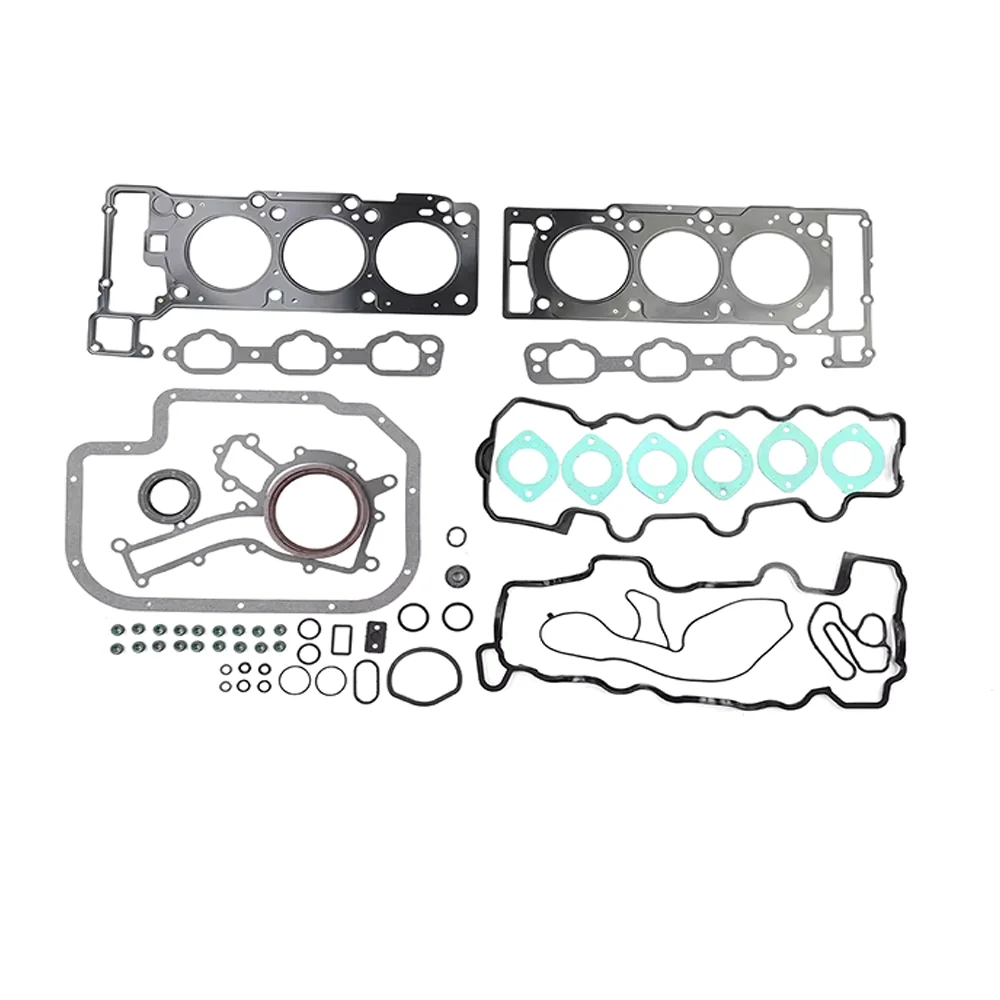 Detalle del conjunto de juntas para reparación de motor