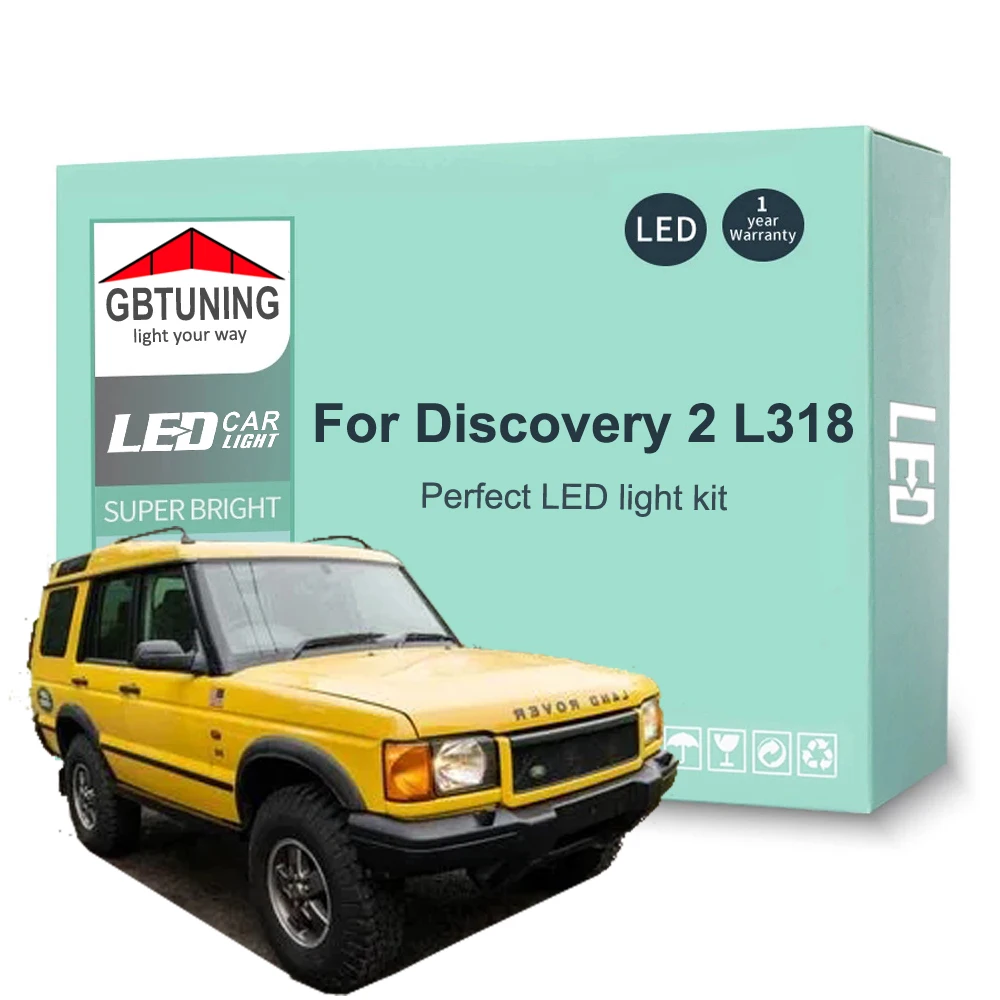 Bombillas LED CANbus para interior y maletero Land Rover Discovery II