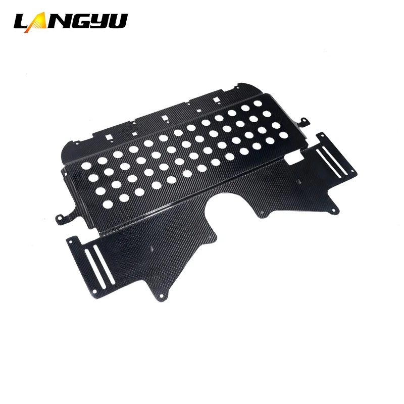Langyu protector de carbono seco para enfriador de aceite BMW M4 G82 - imagen 2