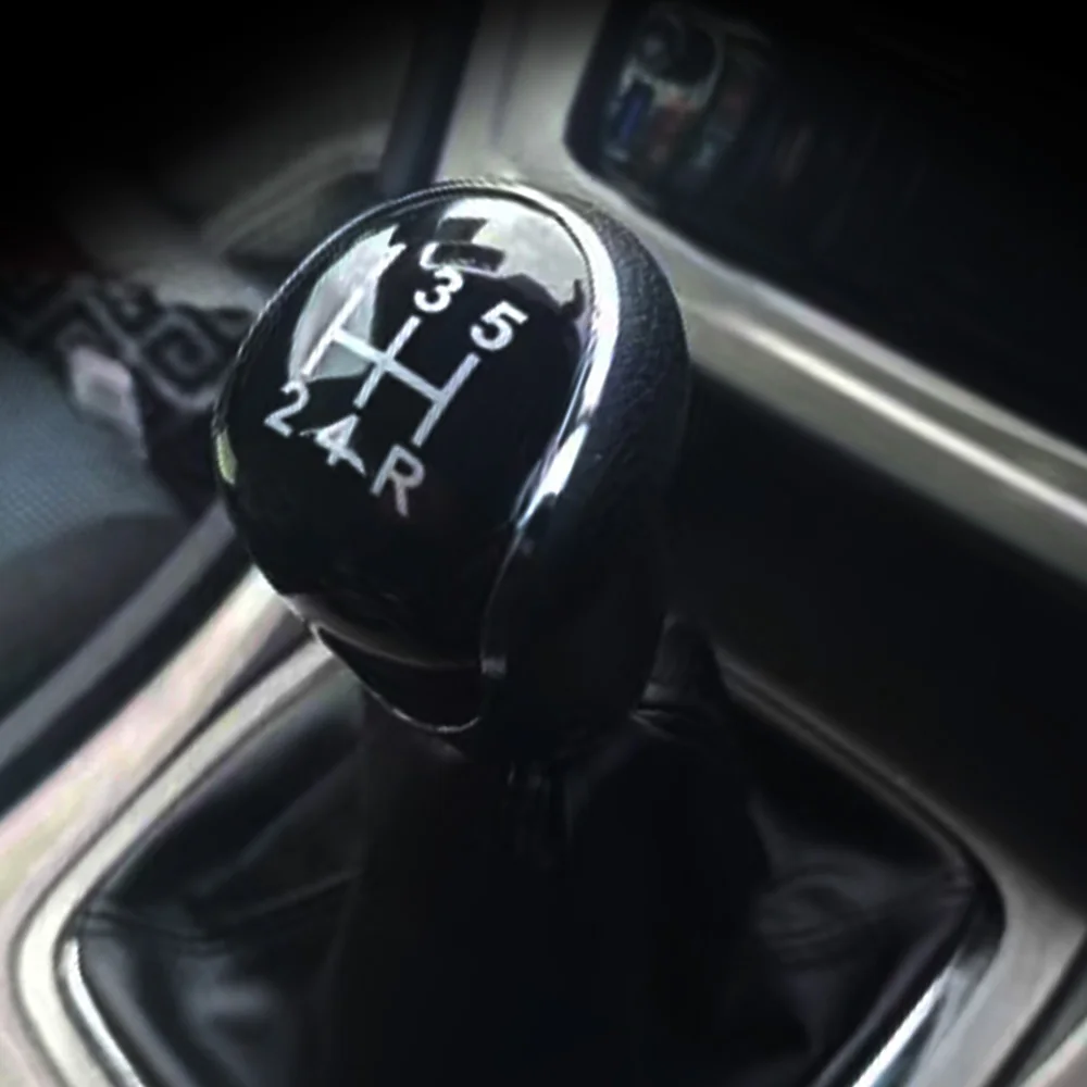 Pomo de cambio de cuero Ford Mondeo Mk4, Focus 5/6 velocidades - imagen 3