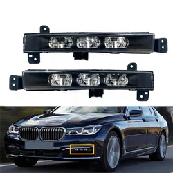 1 par de luces antiniebla de parachoques delantero, luz LED de conducción diurna para BMW Serie 7 G11 G12 740I 750I 16-2019 63177342953 63177342954