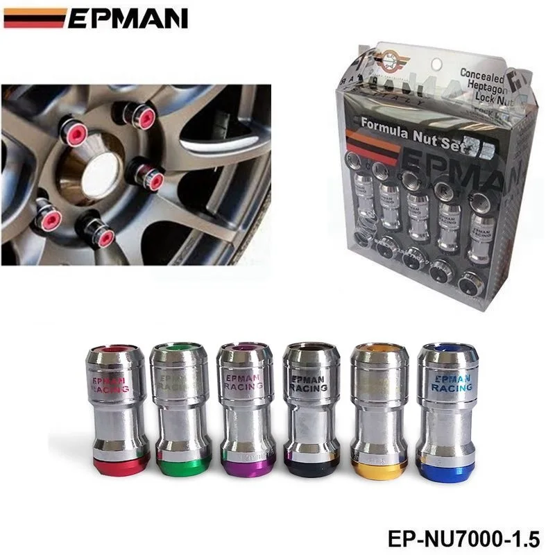 EPMAN tuercas de rueda M12 x 1,5/1,25 para Toyota y Volkswagen