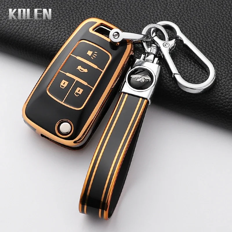 Funda TPU para llave coche Chevrolet Cruze, Aveo, Trax y Opel Astra