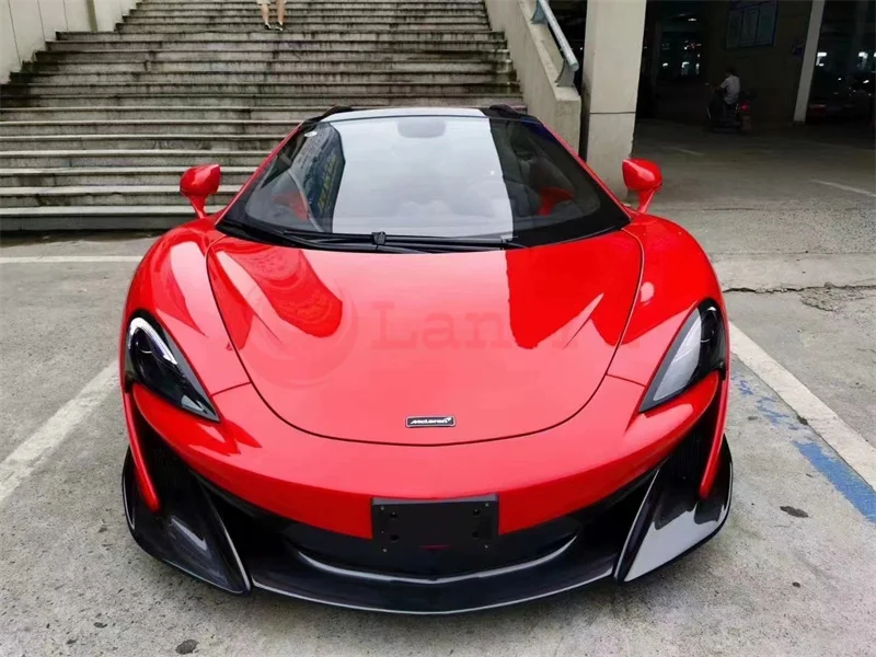 Kit body kit fibra carbono McLaren 570S 570GT 540C 600LT parachoques faldón capó ala - imagen 5