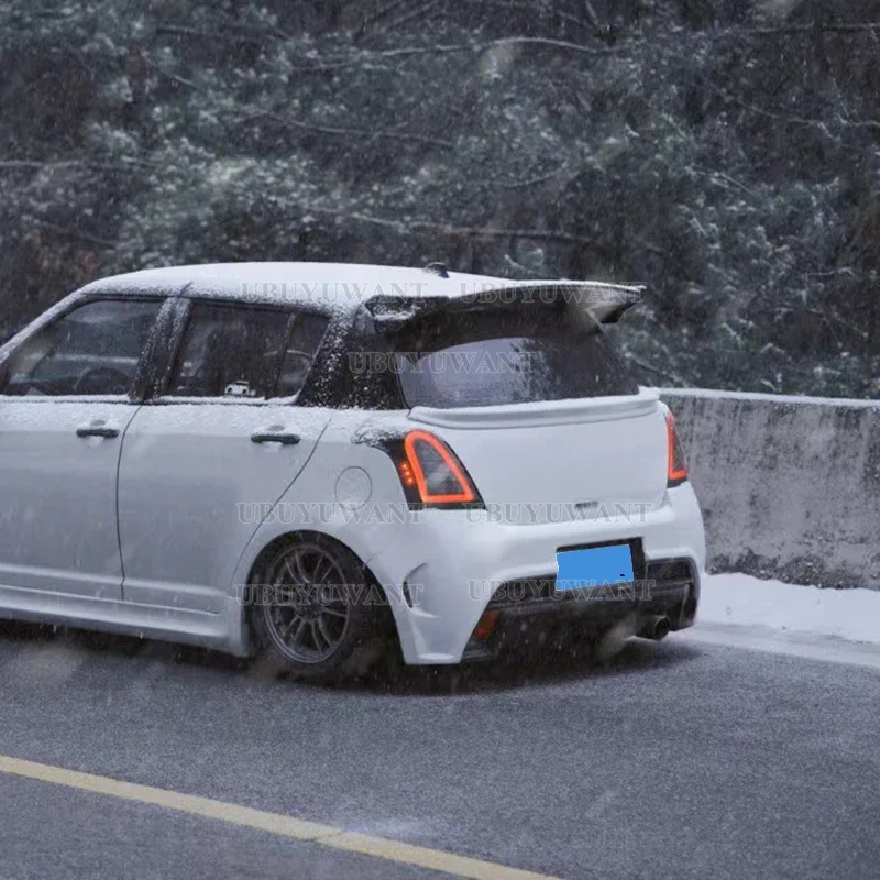 Suzuki Swift Spoiler trasero fibra carbono 2005-2012 alta calidad - imagen 5