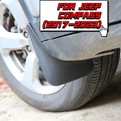 Guardabarros Jeep Compass 2017-2023, protectores antisalpicaduras