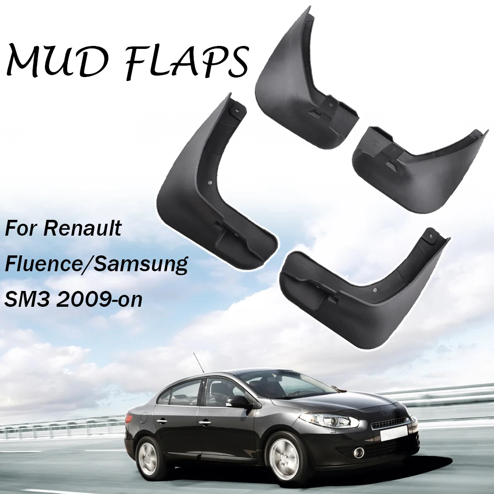 Kit guardabarros Renault Fluence Z.E. 2010-2020 Delantero y Trasero - imagen 2