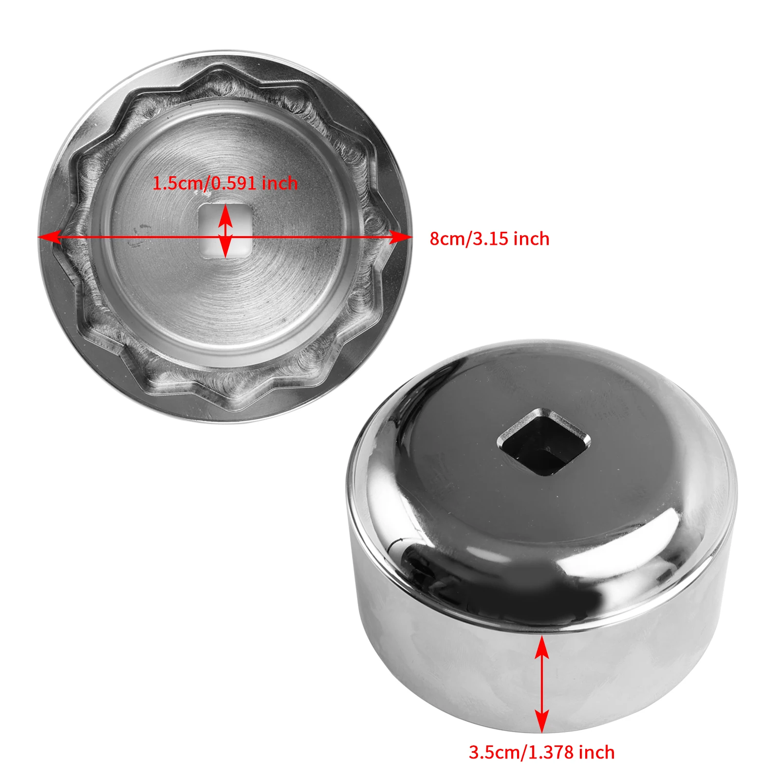 Areyourshop 529036457 Extractor tuercas rueda Can-Am Ryker 600/900 - imagen 2