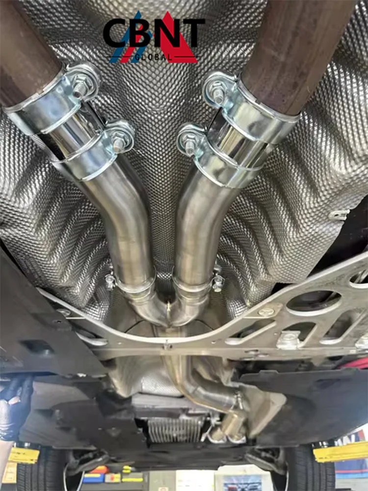 Tubo medio CBNT 3,5" 89mm inox 304 – BMW X3M F97/X4M 3.0T - imagen 2