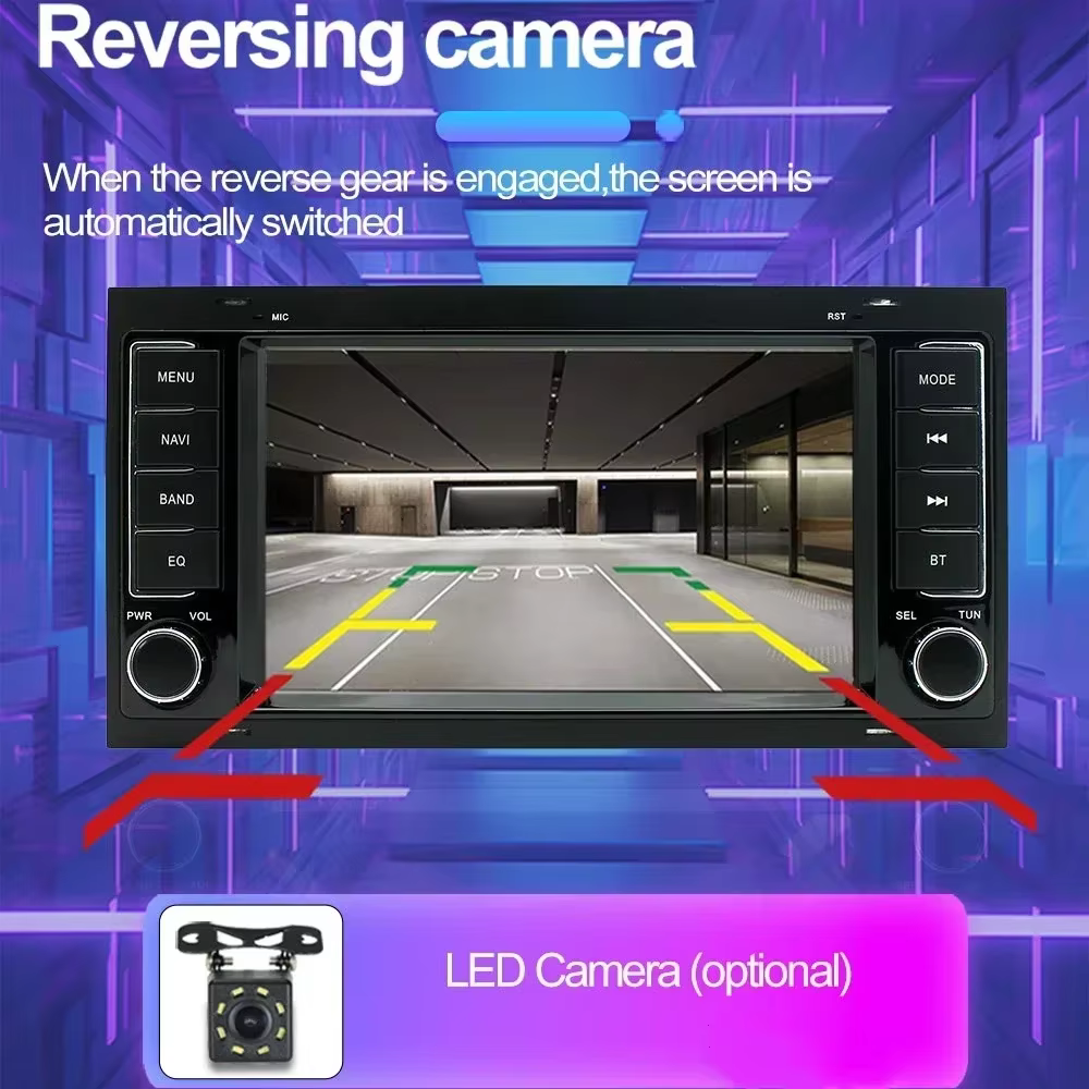 Radio Android CarPlay multimedia para Volkswagen Touareg 2004-2011 y Transporter T5 - imagen 5