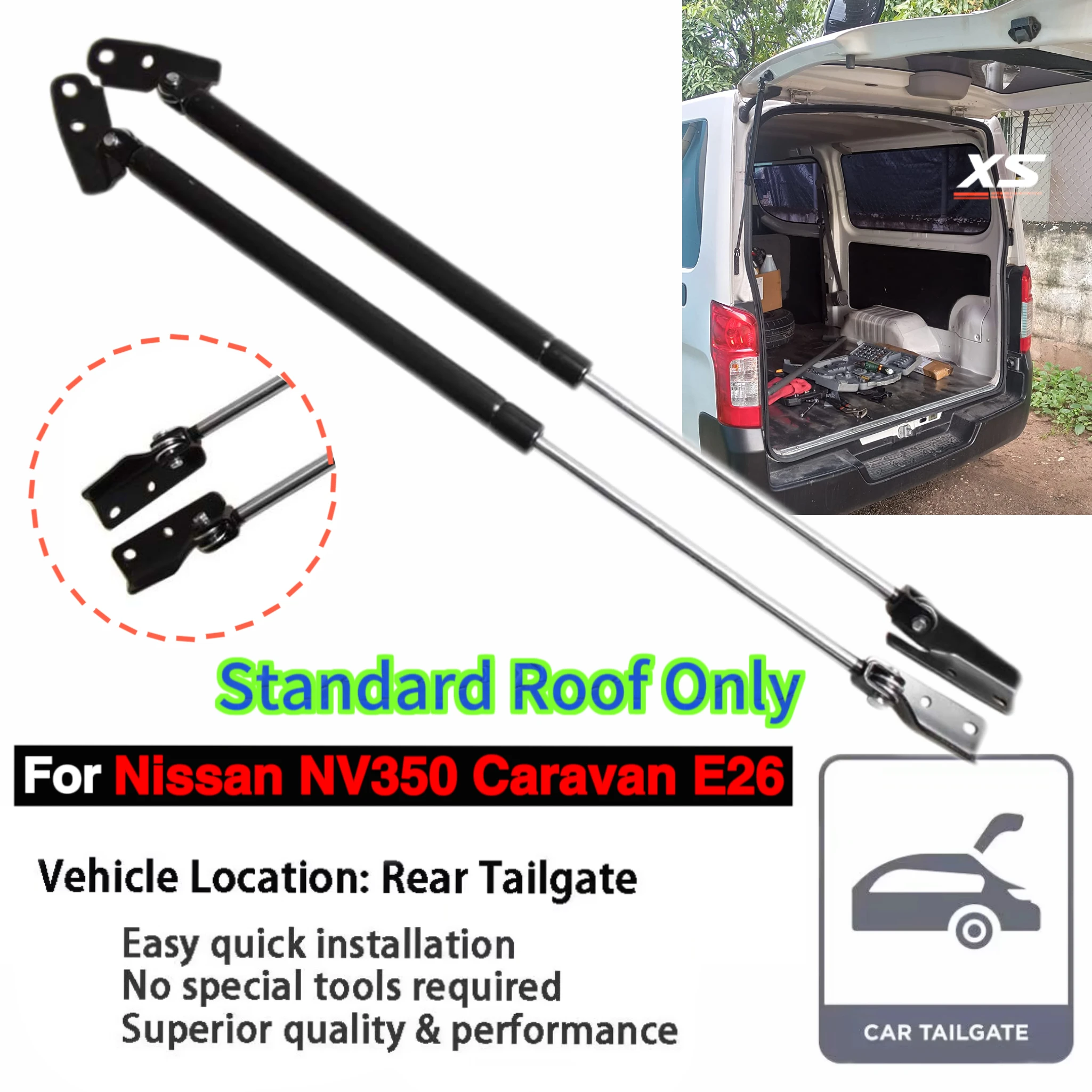 Amortiguador de puerta trasera para Nissan NV350 Urvan Caravan E26