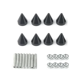Juego pernos matrícula coche estilo punta aluminio M6