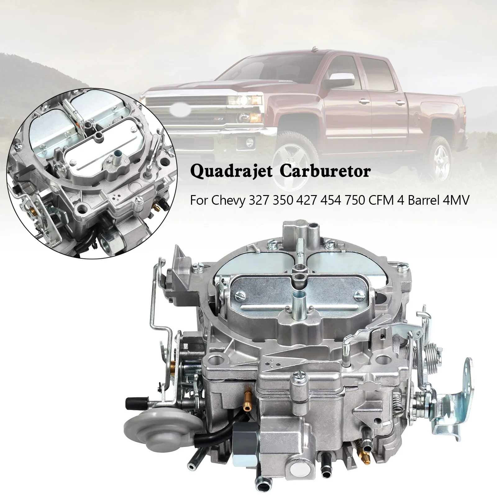 Carburador Artudatech Quadrajet 750 CFM 4 barril 4MV