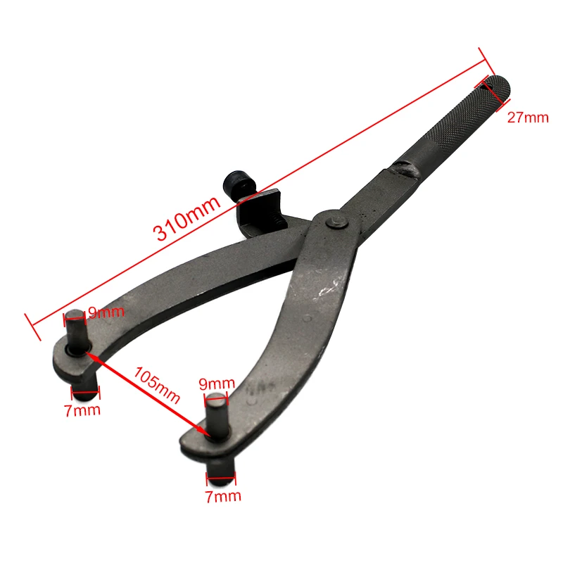 Soporte universal tipo Y para desmontar variador y embrague de scooter - imagen 2