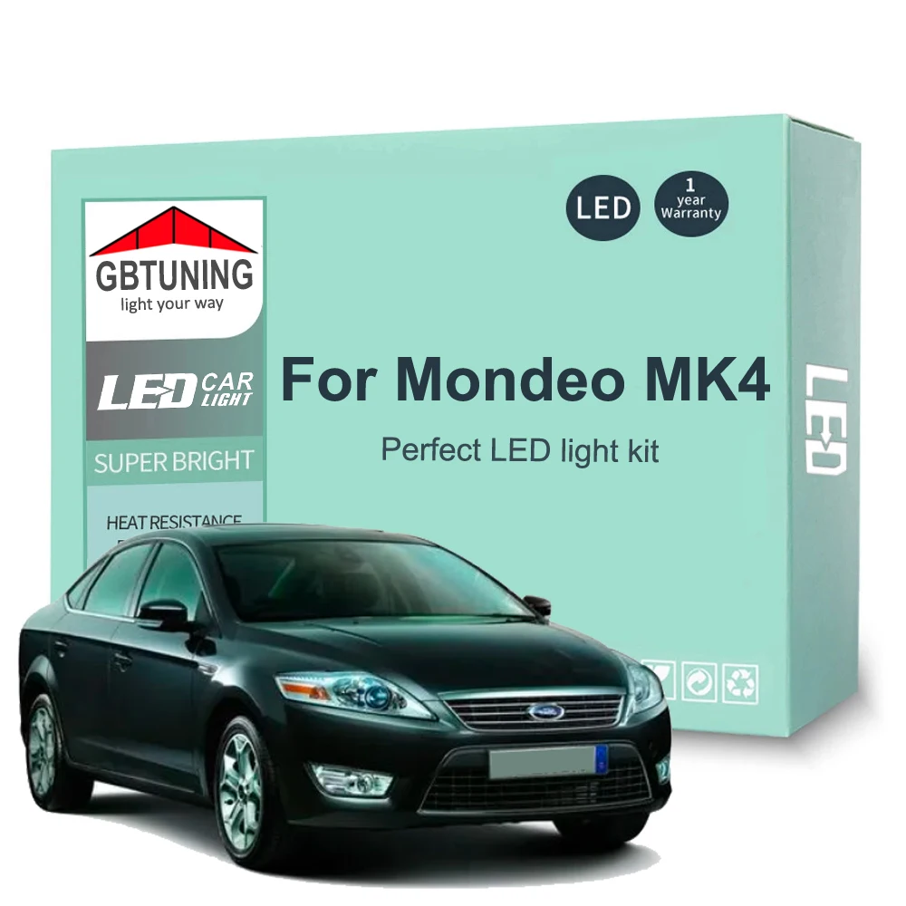 Kit bombillas LED interior cúpula Canbus – Ford Mondeo MK4 IV 2008-2015