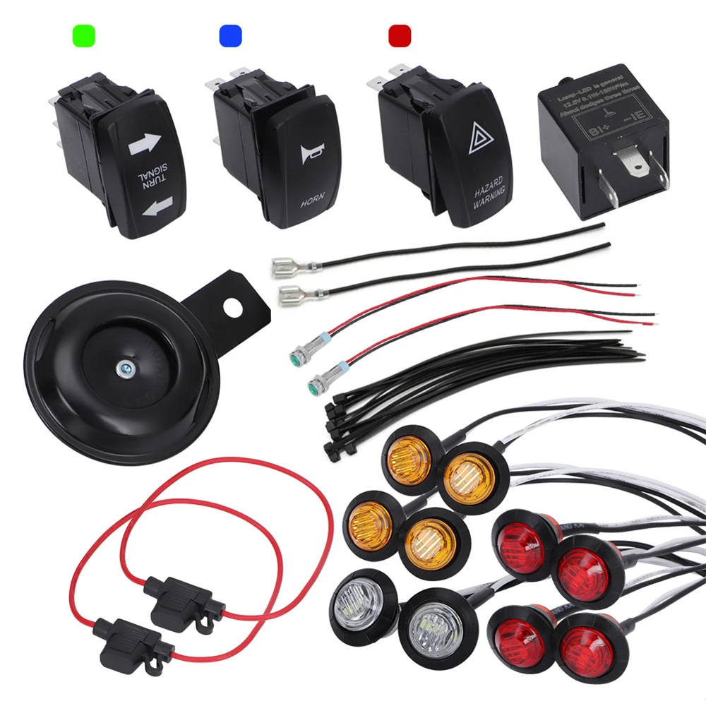 Kit de interruptor basculante y luces LED