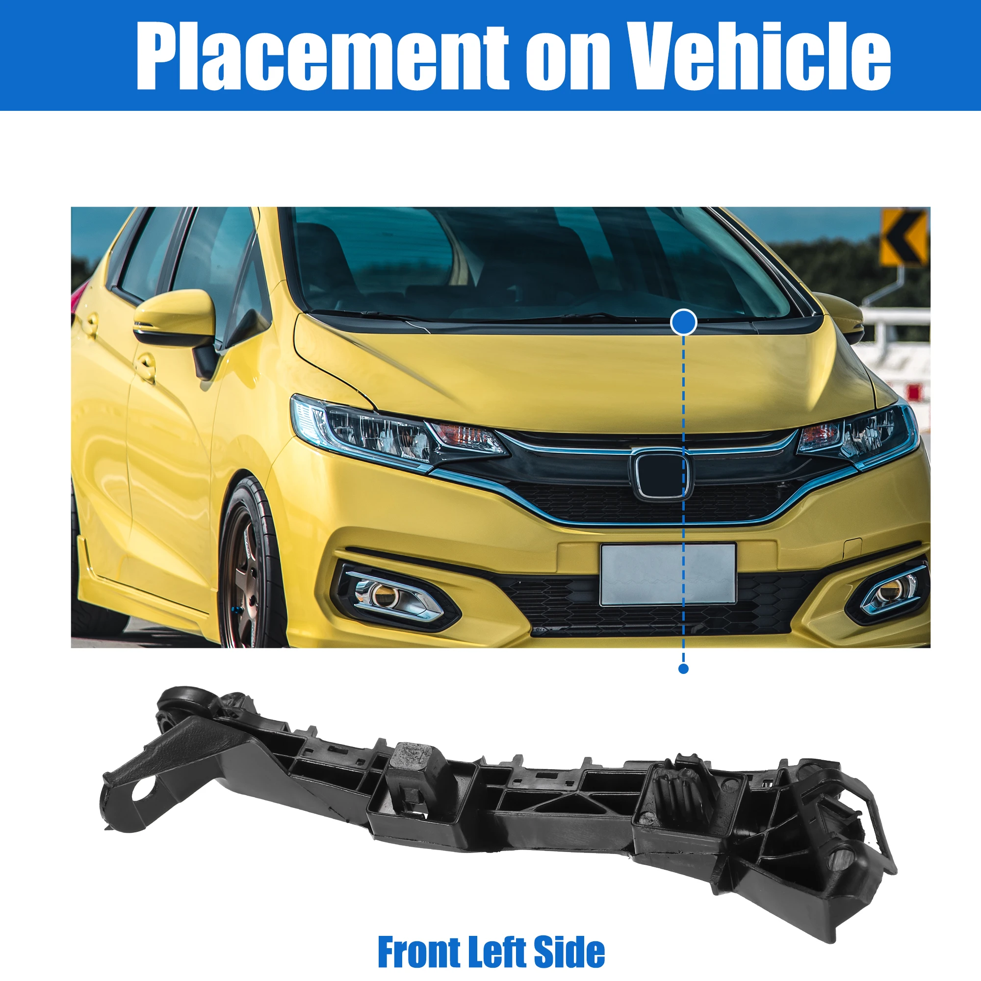 Honda Fit 2015-2020 soporte parachoques OEM 71198T5A000 - imagen 4