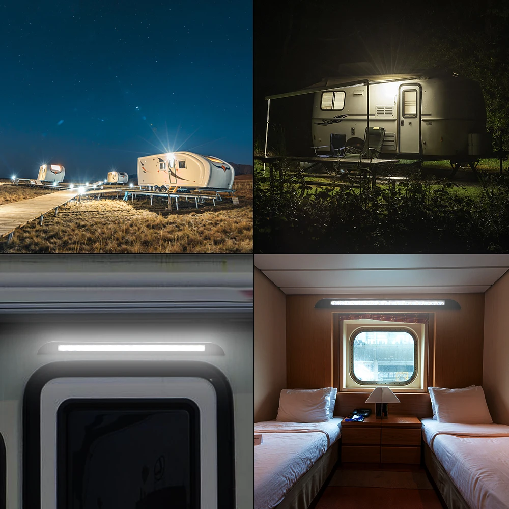 Luz LED para caravana: lampara de toldo 12-28V - exterior RV - imagen 5