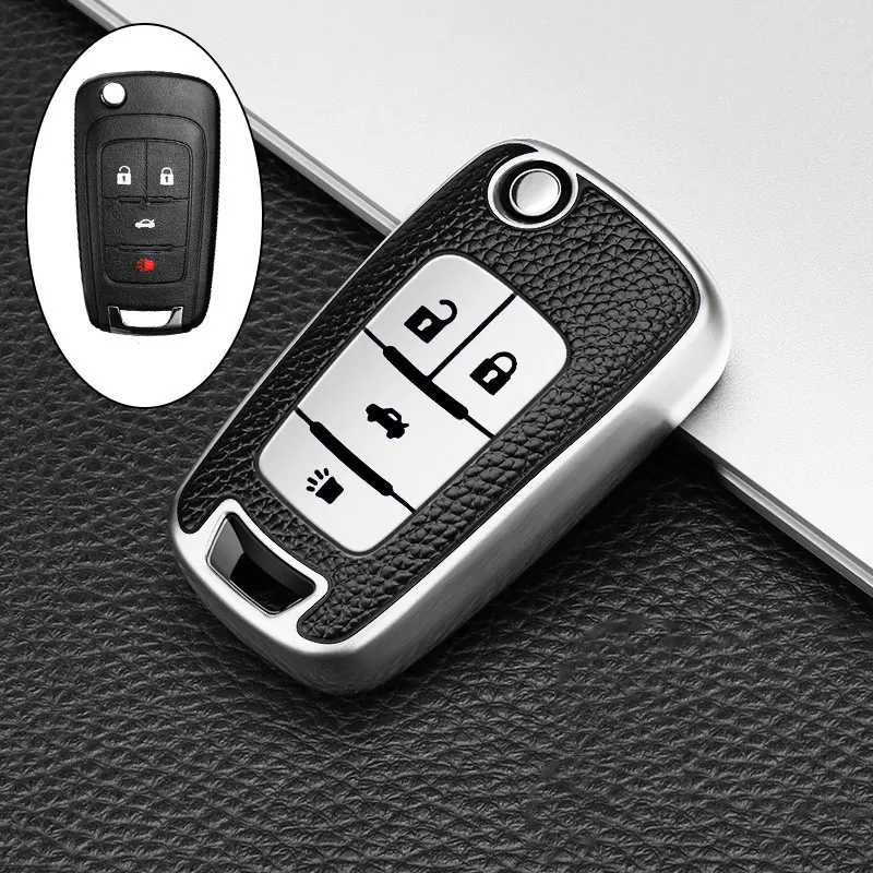 Funda para llave de coche 3/4 botones Chevrolet, Opel y Vauxhall