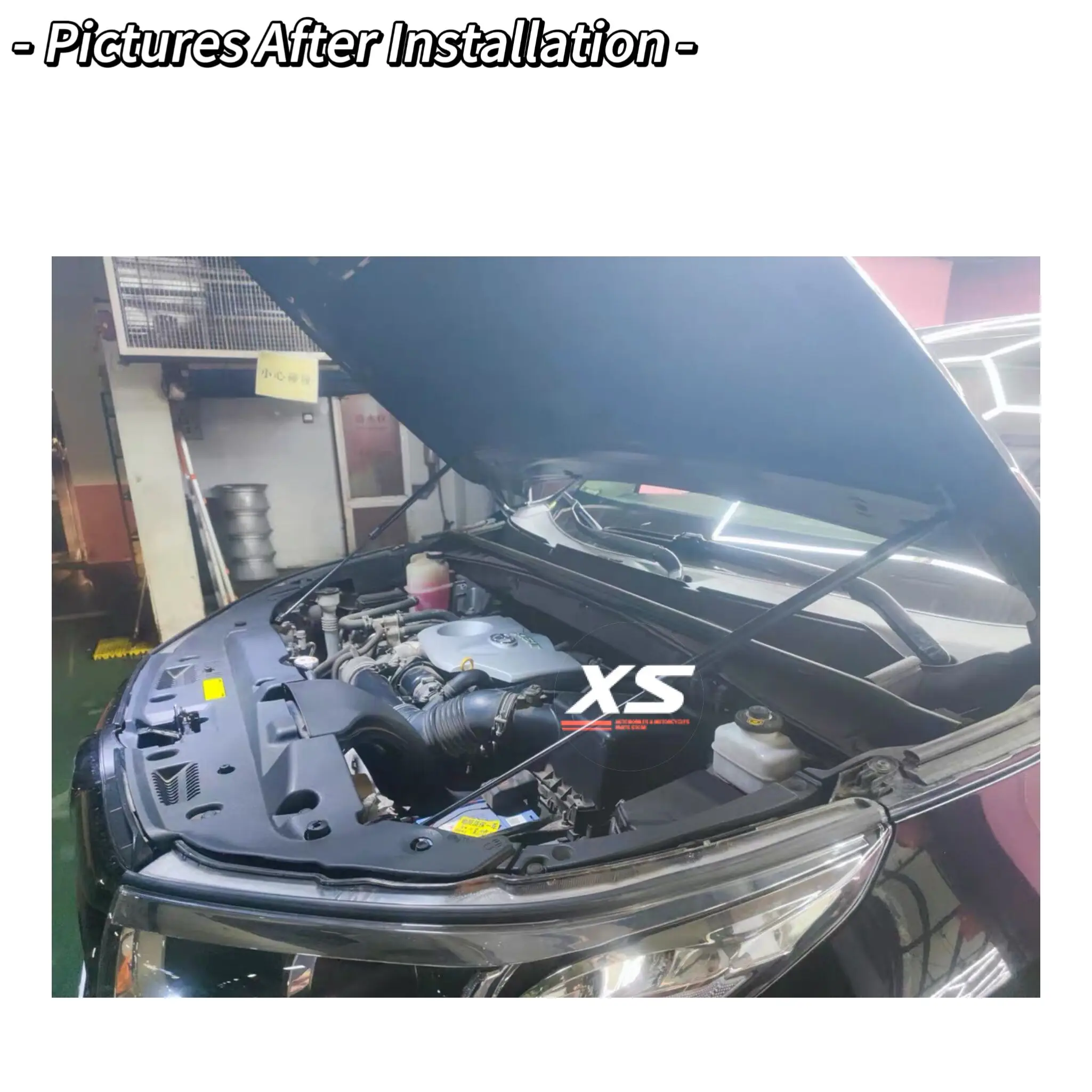 Capó Toyota Highlander XU50 con amortiguadores gas 2014-2019 - imagen 2