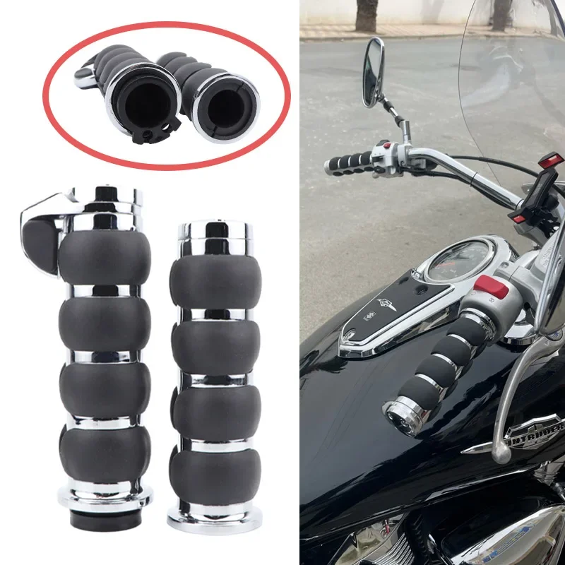 Manillar moto 25 mm con empuñaduras para Harley y Suzuki M109R - imagen 5