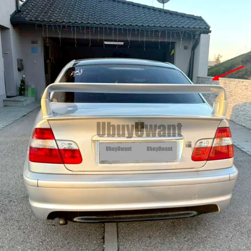 Alerón maletero BMW E46 fibra de carbono negro 1998-2006 - imagen 2