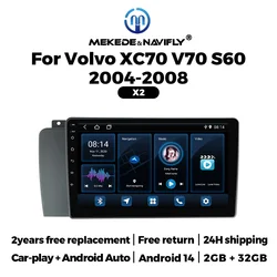 Autoradio Android 2 DIN MEKEDE para Volvo XC70 V70 S60