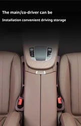 Asiento de coche Gap Stuff costura lateral PU relleno de espacio de coche almacenamiento de espacio de asiento a prueba de fugas para VW Tiguan Mk2 accesorios interiores de coche