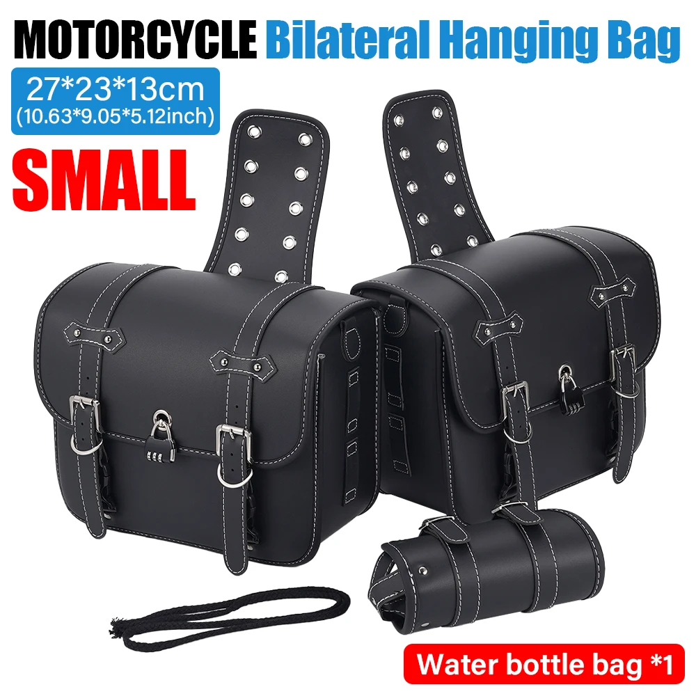 Alforjas moto Oxford impermeables negro universal - imagen 2