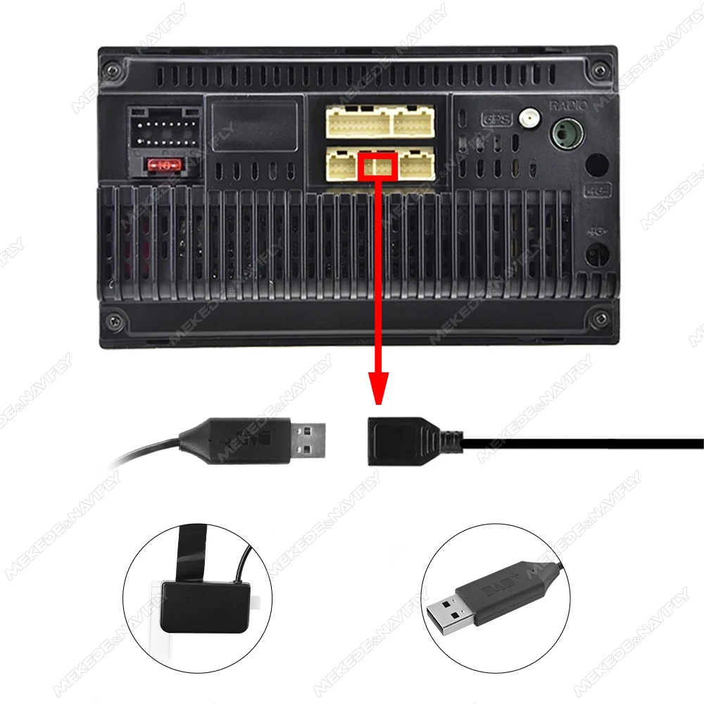 Receptor DAB USB inalámbrico MEKEDE para radio de coche Android universal - imagen 4