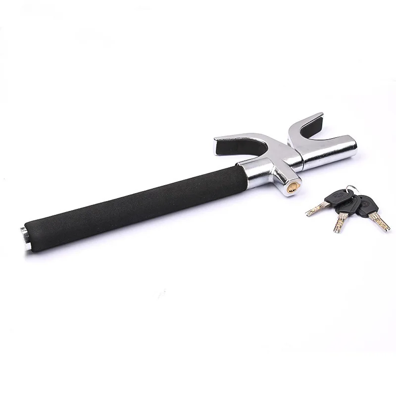 Antirrobo volante ajustable en U metálico – Cerradura seguridad coche - imagen 5
