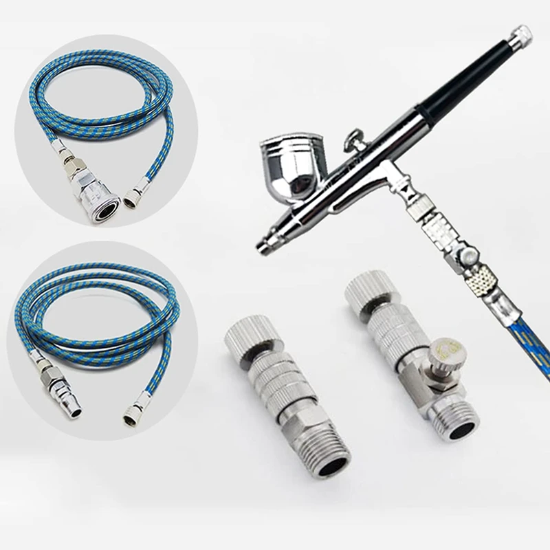 Kit adaptadores para aerógrafo con conexión rápida y limpieza - imagen 2