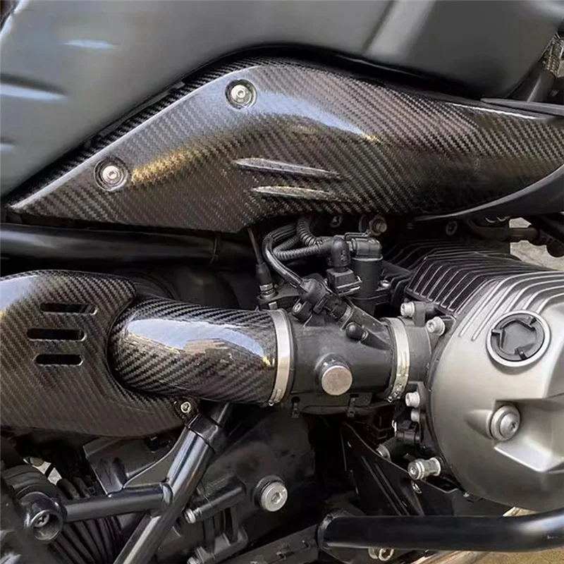 Cubiertas de toma de aire de fibra de carbono para BMW R nineT - imagen 5