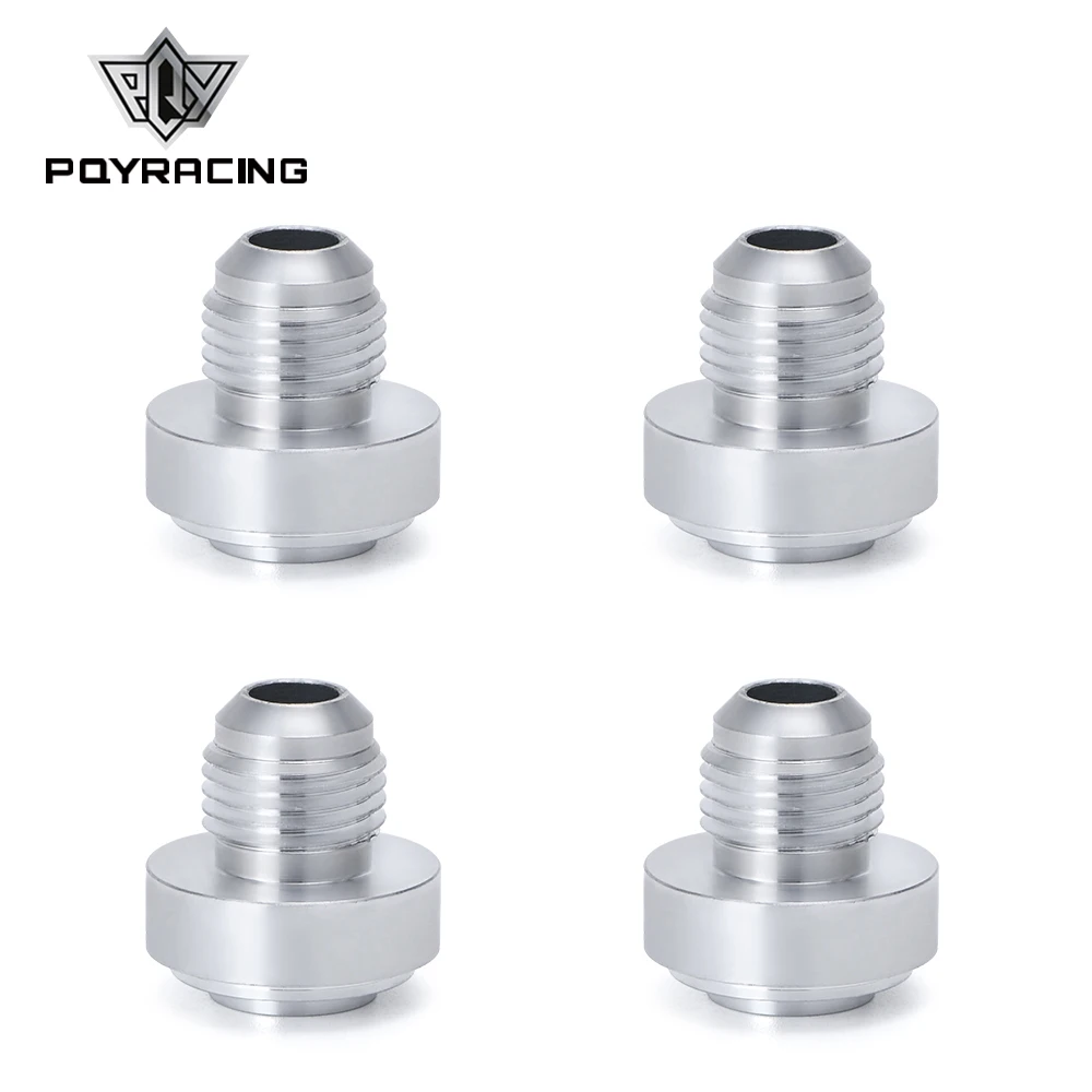 Adaptador recto AN6 aluminio macho soldadura – conexión manguera óxido nitroso