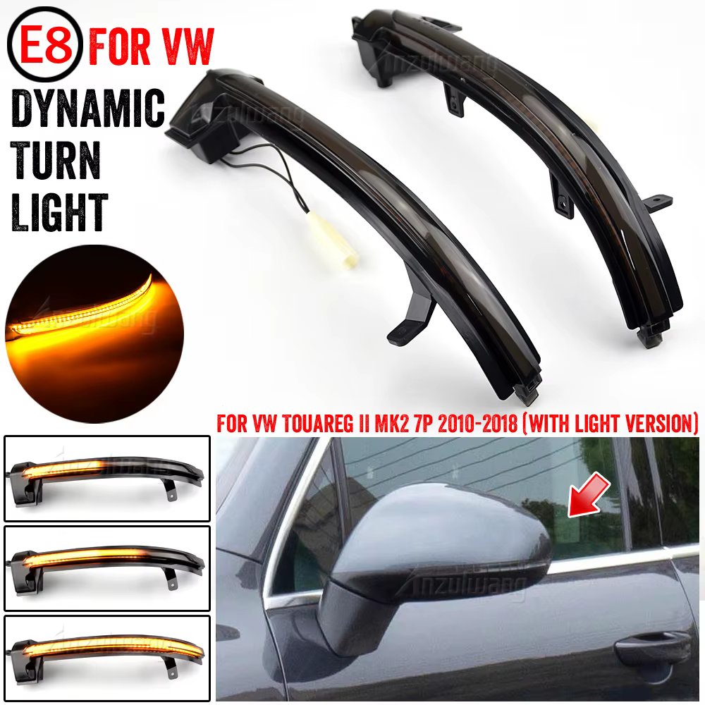 Intermitentes LED dinámicos espejo lateral – VW Touareg II 7P 2010-2018 - imagen 2