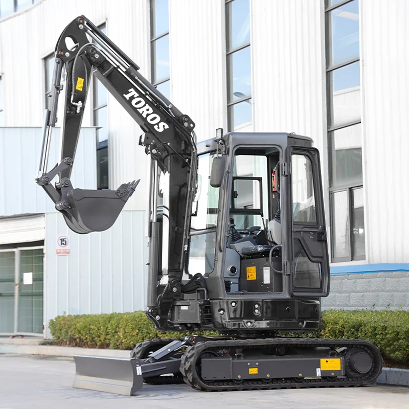 Mini excavadora pequeña Ce/Epa/Euro 5 China Venta al por mayor Mini excavadoras compactas personalizadas 1 tonelada 2 toneladas Precios de 3 toneladas con cubo para pulgar Fo - imagen 5