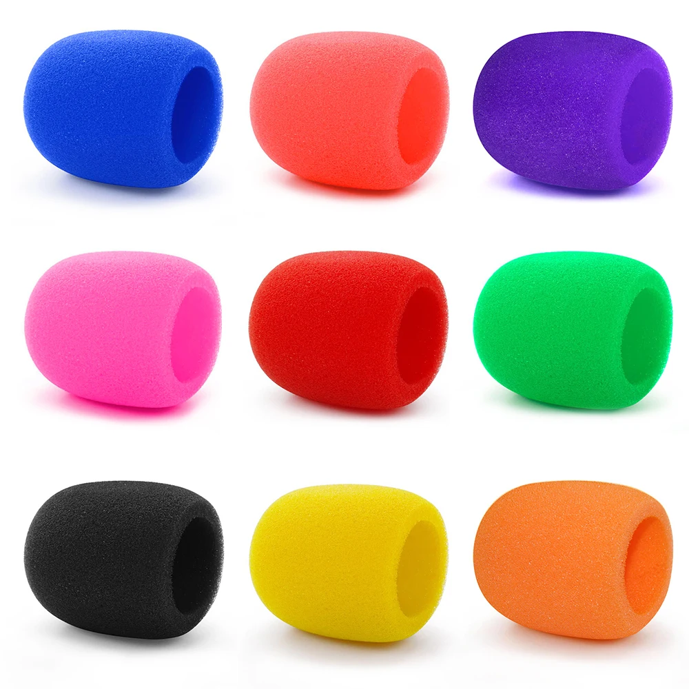 Cubierta espuma micrófono profesional – protector antiviento 5 uds - imagen 4