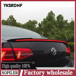 Spoiler trasero ABS negro brillo para VW Passat B8 2017-2019