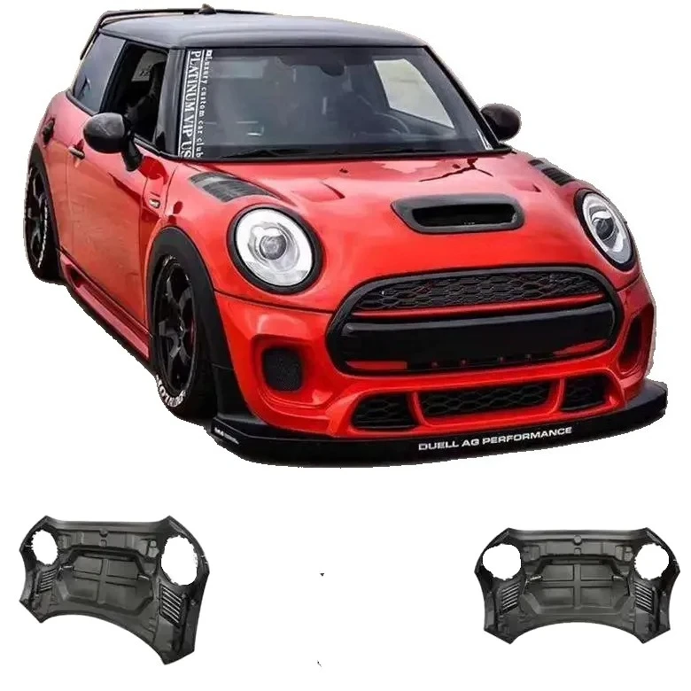 Capó de fibra de carbono real tipo AG para MINI Cooper R55-R58