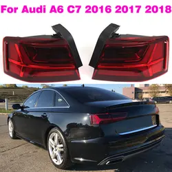 4G 5945093 Luz trasera LED para Audi A6 C7 Sedan 2016-2018 - giro y freno