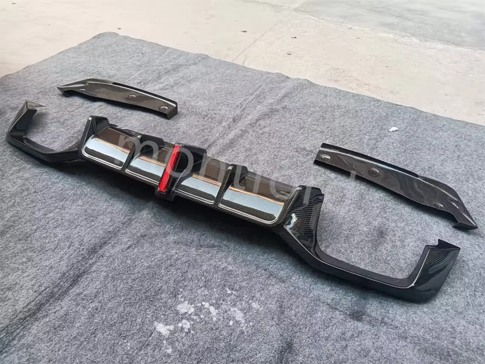 Difusor trasero para BMW X4 G02 y X4 M F98, acabado carbono - imagen 4