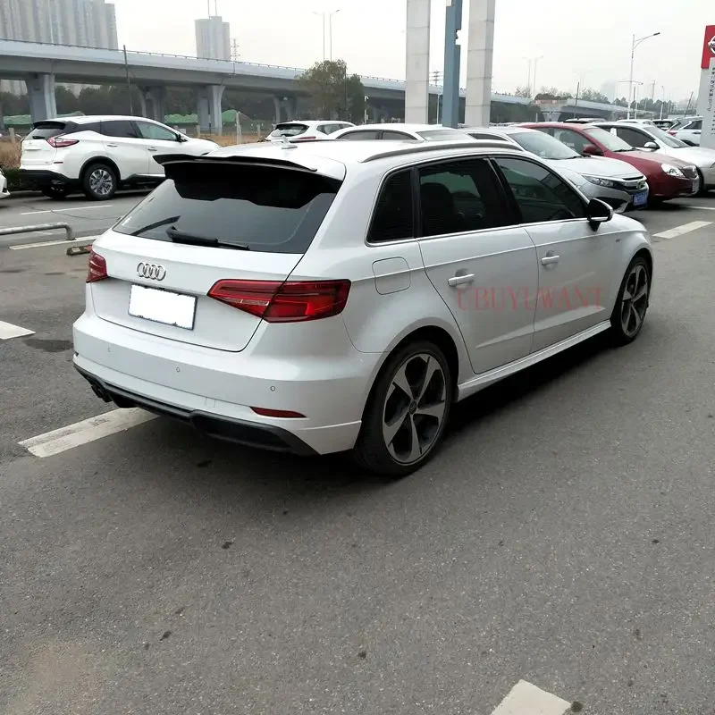 Alerón trasero de fibra de carbono para Audi A3 Sportback