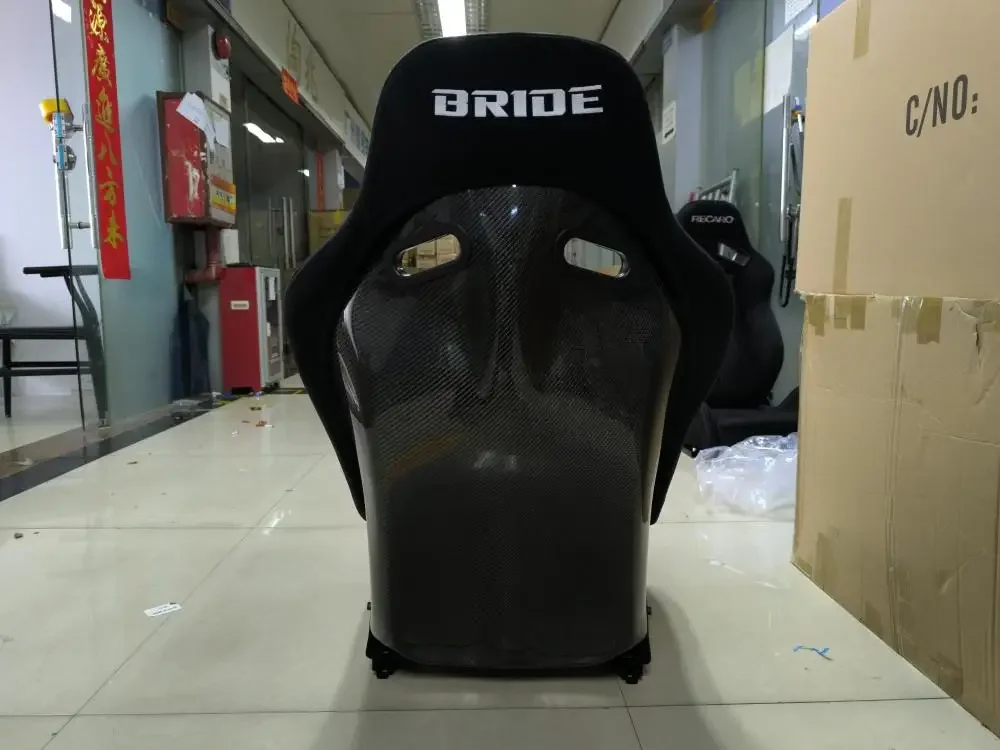 Mando de ajuste de asiento RACING en fibra de carbono JDM - imagen 4