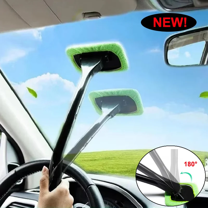 Kit cepillos limpiaparabrisas mango largo – limpieza parabrisas coche