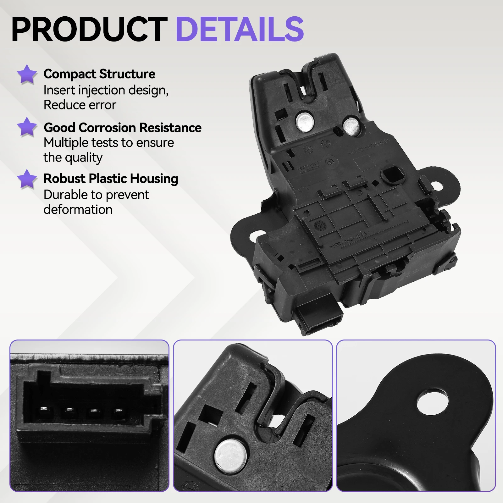 Actuador pestillo maletero Chevrolet Cruze Aveo Opel Astra J 2011-2017 - imagen 4